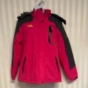 Ski Snowboard Thermal Warm Fleece Jacket Womens Work Rain Coat Windbreaker Parka